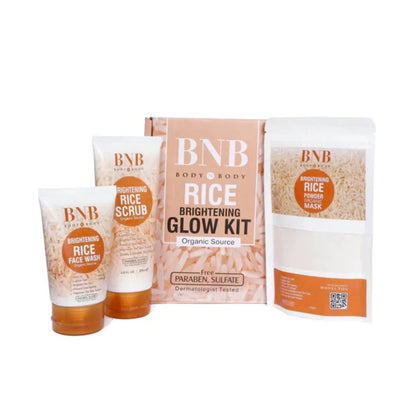 BNB Brightening Rice Glow FACIAL KIT